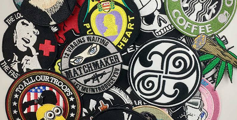 Designer Inspired Patches, Luxury Embroidered Patches